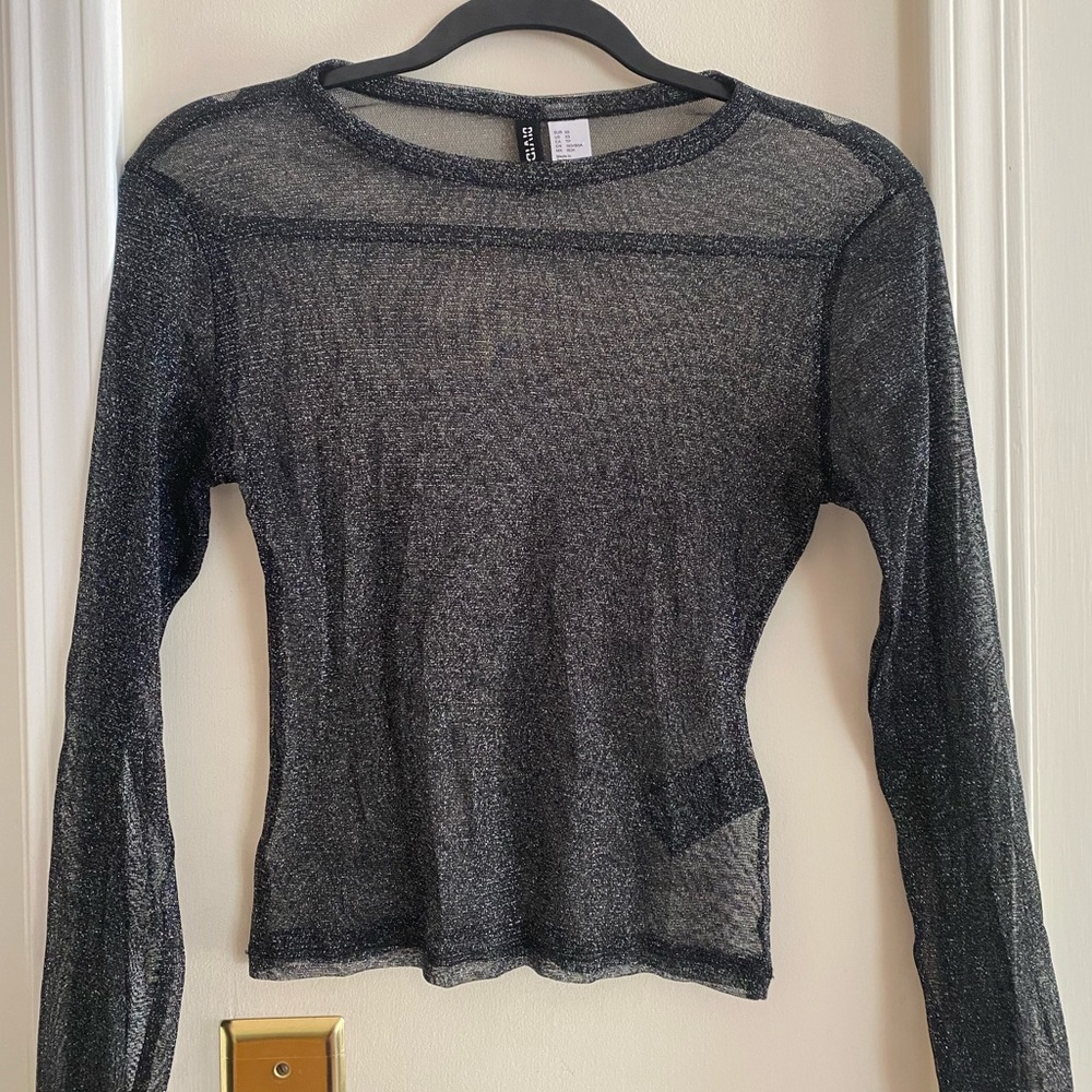 Sparkling see through top
